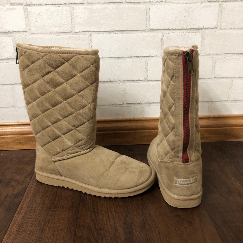Quilted Furry Winter Ugg Boots